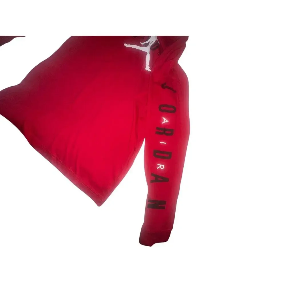 Jordan Boys 15 Years Red Long Sleeve Jumpman Graphic Shirt